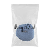 Max Soft Cotton Crochet Cotton 50g Knitting Yarn Baby Knit Wool Yarn Blue 1