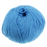 Max Soft Cotton Crochet Cotton 50g Knitting Yarn Baby Knit Wool Yarn Blue 2