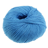 Max Soft Cotton Crochet Cotton 50g Knitting Yarn Baby Knit Wool Yarn Blue 2