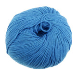 Max Soft Cotton Crochet Cotton 50g Knitting Yarn Baby Knit Wool Yarn Blue 2