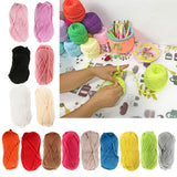 Max One Roll Cloth Hand-Woven Yarn Round Cloth Coarse Line for DIY Bag Basket 3