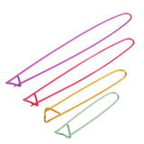 Max 4pcs Aluminium Knit Knitting Needles Crochet Hooks Sweater Stitch Holder