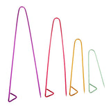 Max 4pcs Aluminium Knit Knitting Needles Crochet Hooks Sweater Stitch Holder