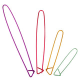 Max 4pcs Aluminium Knit Knitting Needles Crochet Hooks Sweater Stitch Holder