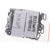 Max 100Pc Nylon Bra Strap Buckles Sliders Hooks 8 Lingerie Sewing Fasteners 10mm