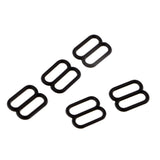 Max 100Pc Nylon Bra Strap Buckles Sliders Hooks 8 Lingerie Sewing Fasteners 10mm