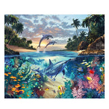 Max Full Drill DIY Diamond Painting Embroidery Cross Stitch Kit Dolphin