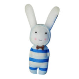 Max 1 Set Socks Rabbit Doll Sewing Kit DIY Material for Children Beginner Blue