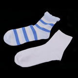Max 1 Set Socks Rabbit Doll Sewing Kit DIY Material for Children Beginner Blue