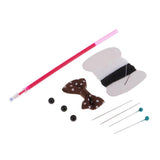 Max 1 Set Socks Rabbit Doll Sewing Kit DIY Material for Children Beginner Blue