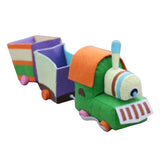 Max 1 Set Non-woven Fabric Felt Applique Kit DIY Toy Train Crafts for Children