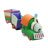 Max 1 Set Non-woven Fabric Felt Applique Kit DIY Toy Train Crafts for Children