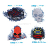 Max 4 Pieces Embroidered Sew-on Patches Cloth Sticker for Clothes Hat Bag Repair