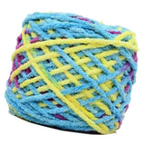 Max Polyester Blanket Big Ball Yarn Chunky Wool Hand Knitting Yarn Blue