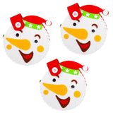 Max DIY Christmas Gift Bag Needle Felting Kit for Beginners Snowman