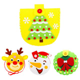 Max DIY Christmas Gift Bag Needle Felting Kit for Beginners Snowman