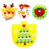 Max DIY Christmas Gift Bag Needle Felting Kit for Beginners Snowman