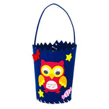 Max 3 Set Halloween Candy Bag Non-woven Fabric Felt Applique Kit Owl