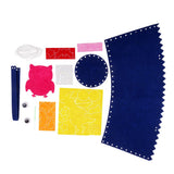 Max 3 Set Halloween Candy Bag Non-woven Fabric Felt Applique Kit Owl