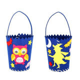 Max 3 Set Halloween Candy Bag Non-woven Fabric Felt Applique Kit Owl