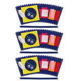 Max 3 Set Halloween Candy Bag Non-woven Fabric Felt Applique Kit Owl