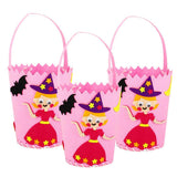 Max 3 Set Halloween Candy Bag Non-woven Fabric Felt Applique Kit Princess