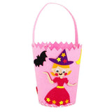 Max 3 Set Halloween Candy Bag Non-woven Fabric Felt Applique Kit Princess