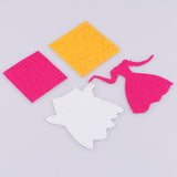 Max 3 Set Halloween Candy Bag Non-woven Fabric Felt Applique Kit Princess
