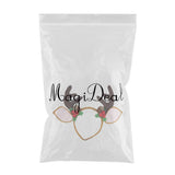 Max 1 Set Elk Hair Band Felt Applique Kit  DIY Material Package Christmas Gifts