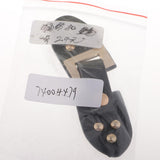 Max 1 Set Leather Snap Clasp Buckles Hook and Eye Buttons For Coats/Bags Black