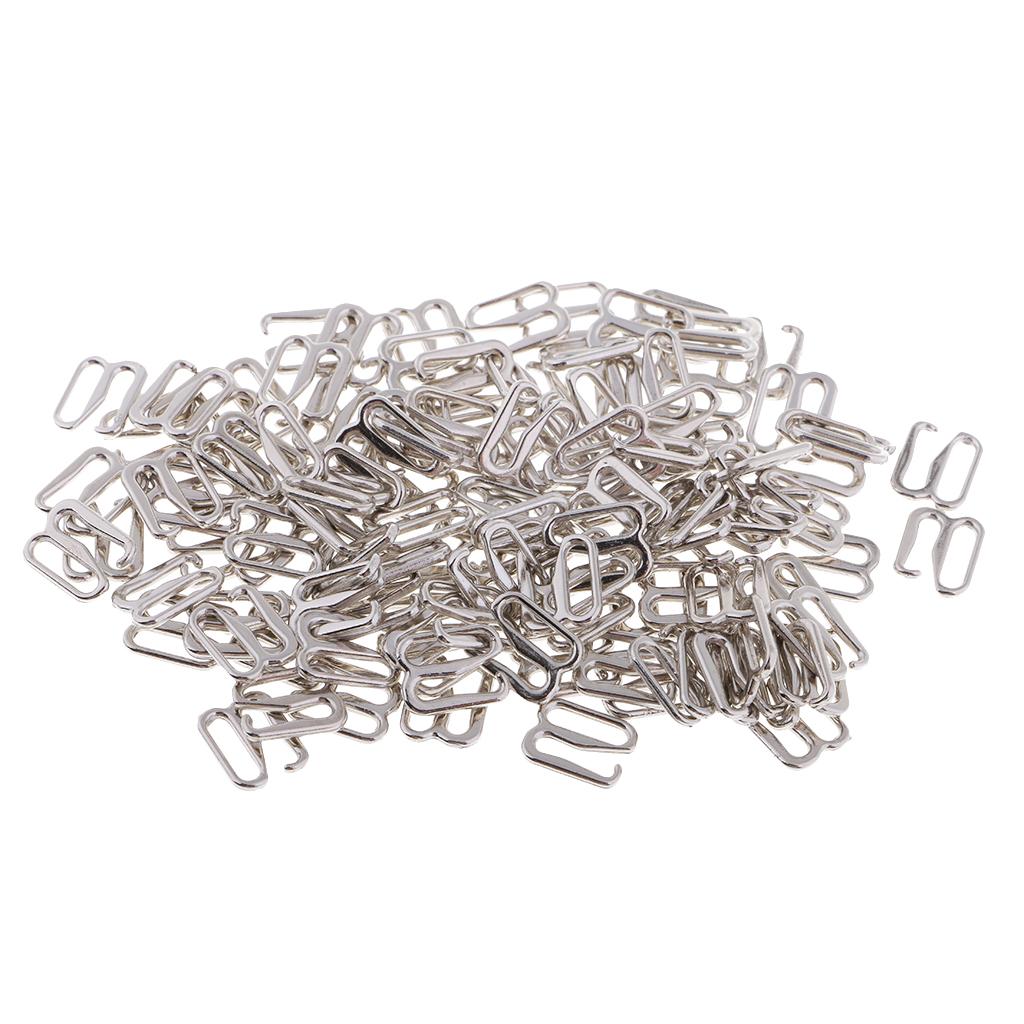 Maxbell 200pcs 15mm Metal Bra Strap Adjuster O Rings Fig 8