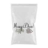 Max 20 Sets Plastic Turquoise Rivets Studs for Bag DIY Leather Craft Light Green