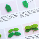 Maxbell Brooch Needle Felting Kit For Beginners with Basic Tools Tutorials Wreath