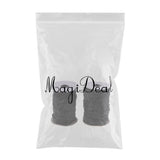 Maxbell 50 Yards Invisible Snap Buttons Tape Trim Fasteners DIY Sewing Craft Black