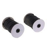 Maxbell 50 Yards Invisible Snap Buttons Tape Trim Fasteners DIY Sewing Craft Black