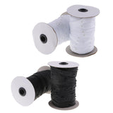 Max 2 Roll Plastic Snap Fastener Tape for Duvet Covers/Cushions/Fabric Use White