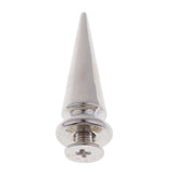 Max 20 Set Silver Metal Cone Screw Metal Studs Leathercraft Rivet PUNK 10 x 25mm