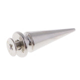 Max 20 Set Silver Metal Cone Screw Metal Studs Leathercraft Rivet PUNK 10 x 25mm