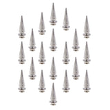 Max 20 Set Silver Metal Cone Screw Metal Studs Leathercraft Rivet PUNK 10 x 25mm