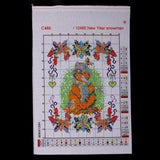 Max New Year Snowman Pattern Stamped Cross Stitch Kit Needlework 11CT 27x37cm