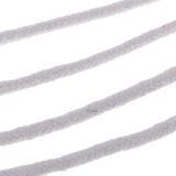 Maxbell 1 Piece 5mm Round Cotton Cord for Jewellery Making Beading Craft White 2