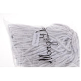 Maxbell 1 Piece 5mm Round Cotton Cord for Jewellery Making Beading Craft White 2