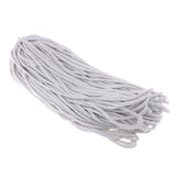 Maxbell 1 Piece 5mm Round Cotton Cord for Jewellery Making Beading Craft White 2