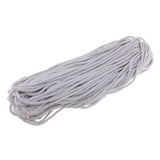 Maxbell 1 Piece 5mm Round Cotton Cord for Jewellery Making Beading Craft White 2
