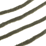 Maxbell 1 Piece 5mm Round Cotton Cord for Jewellery Making Beading Craft Dark Green