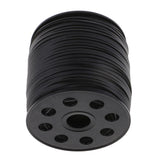Maxbell 100 Yards Korean PU Leather String Rope Flat Cord Thread 2.6mm Black