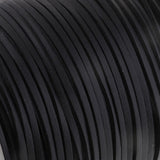 Maxbell 100 Yards Korean PU Leather String Rope Flat Cord Thread 2.6mm Black