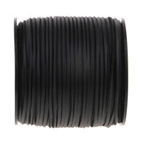 Maxbell 100 Yards Korean PU Leather String Rope Flat Cord Thread 2.6mm Black