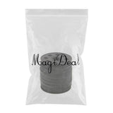 Maxbell 100 Yards Korean PU Leather String Rope Flat Cord Thread 2.6mm Black