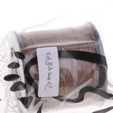 Maxbell 100 Yards Korean PU Leather String Rope Flat Cord Thread 2.6mm Light Brown